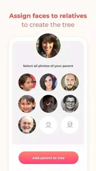 Ảnh chụp màn hình của Photo Family Tree