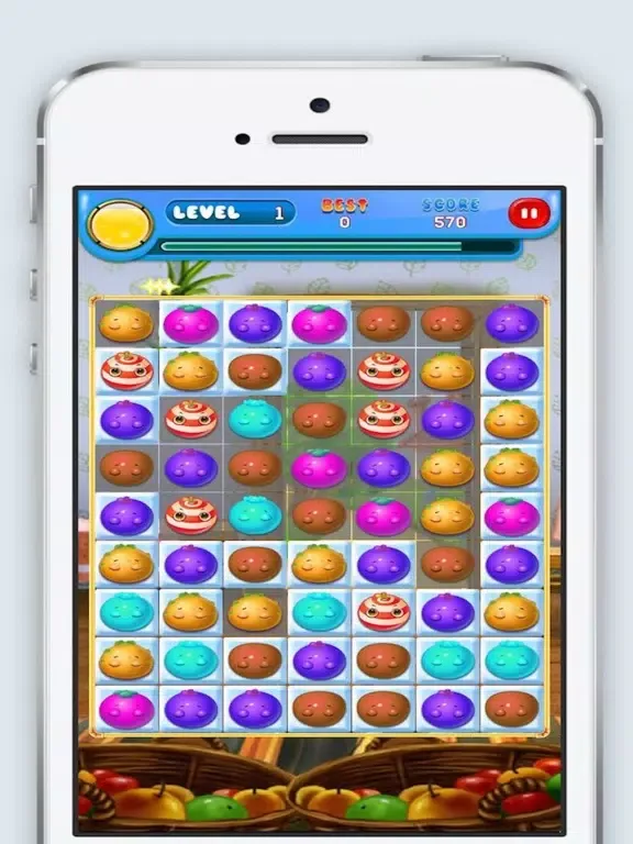 Captures d'écran de Fruit Crusher Match 3 entertainment super hit easy game iPad 