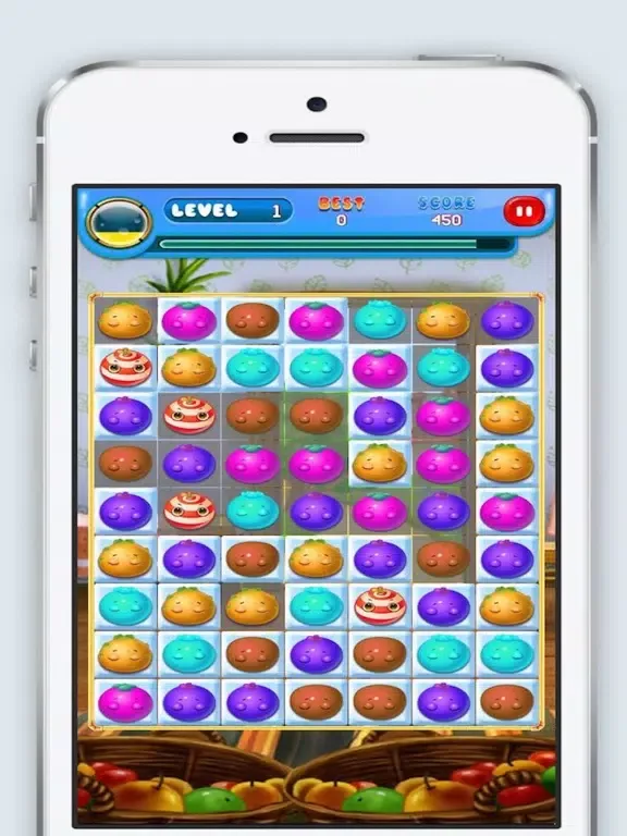 Captures d'écran de Fruit Crusher Match 3 entertainment super hit easy game iPad 