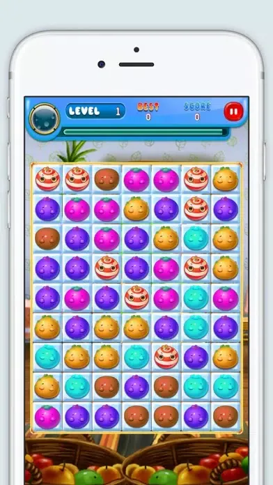 Captures d'écran de Fruit Crusher Match 3 entertainment super hit easy game