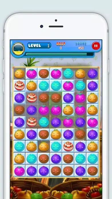 Captures d'écran de Fruit Crusher Match 3 entertainment super hit easy game