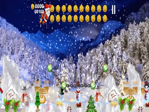 Screenshot di Santa Journey - Free Fun Running Game With Endless Runner iPad 