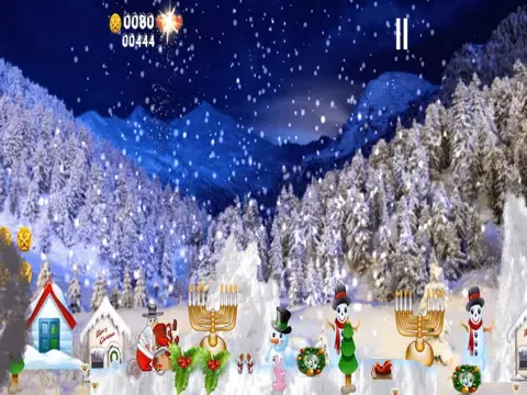Screenshot di Santa Journey - Free Fun Running Game With Endless Runner iPad 
