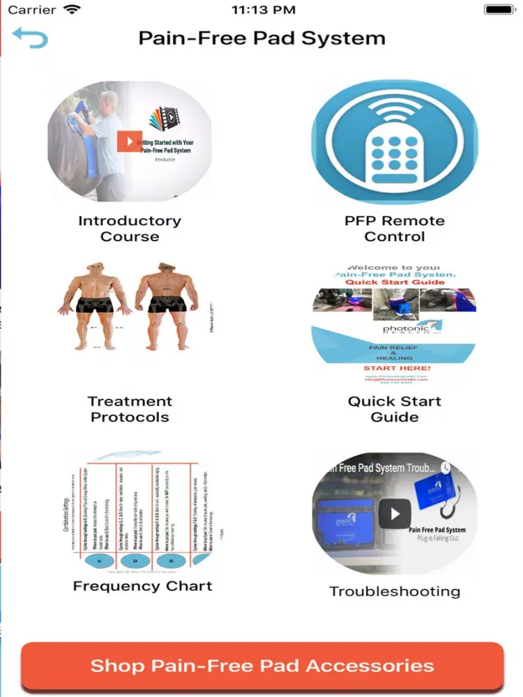 صور The Photonic Health App iPad 