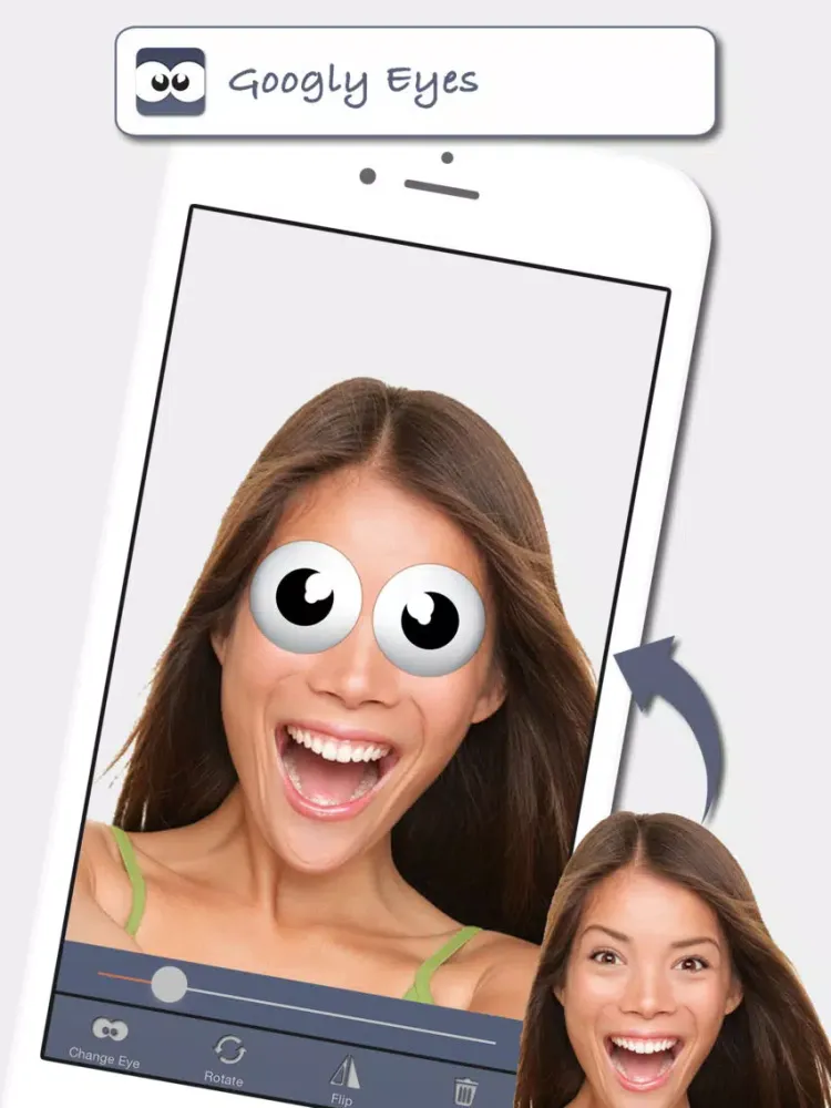 صور Googly Eyes Picture Overlay™ iPad 