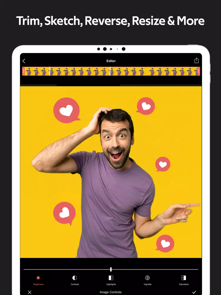 GIF Maker - GIF Creator (Gify) iPad  سکرین شاٹس