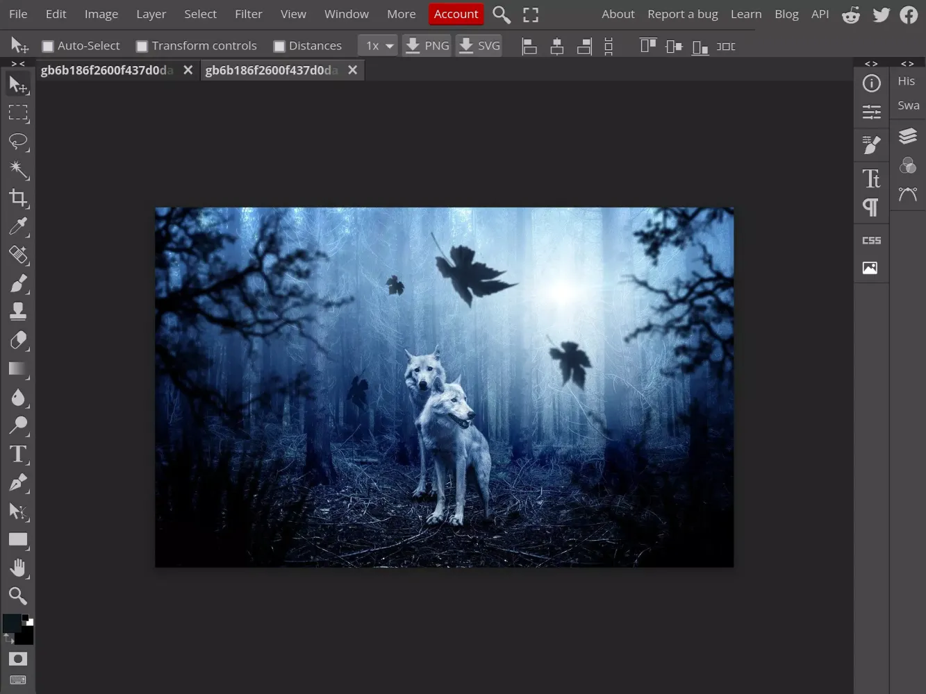 Photopea应用截图