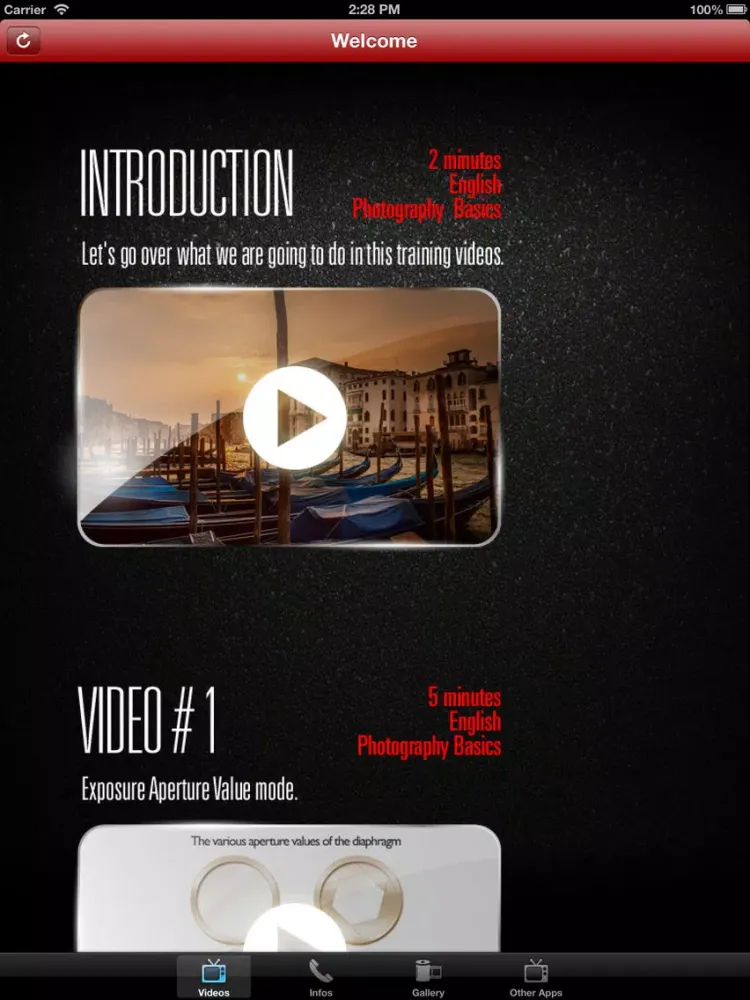 تصاویر Understanding Photography Basics with simple words Free Edition iPad 