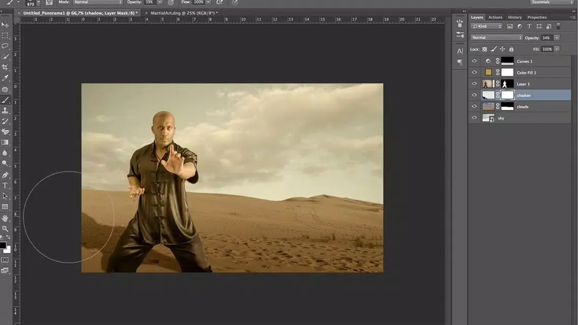 Learn How to Retouch Special Effects in Photoshop CC Edition سکرین شاٹس