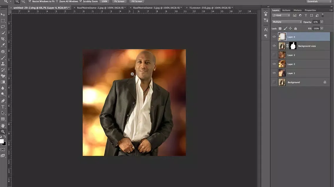 Learn How to Retouch Special Effects in Photoshop CC Edition سکرین شاٹس