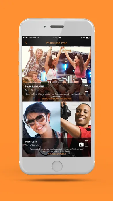 PhotoSesh – Find Photographers Screenshots