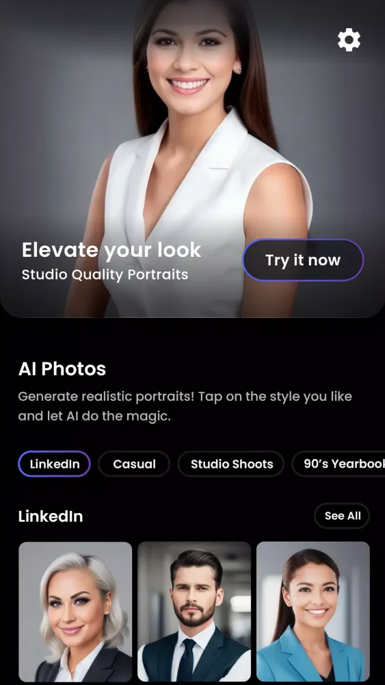 Headify: AI Headshot Generator Screenshots