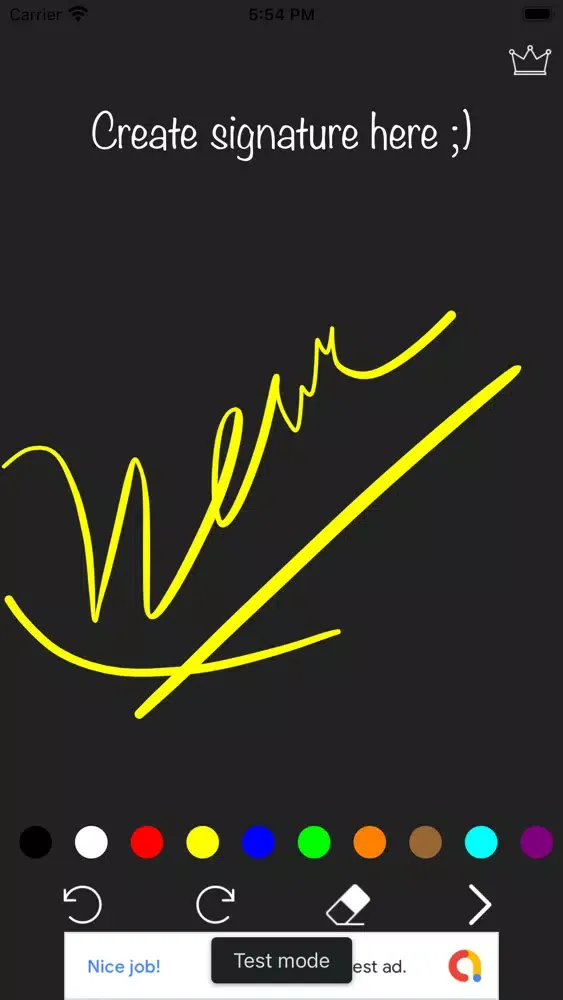 Ảnh chụp màn hình của Photo Signature~