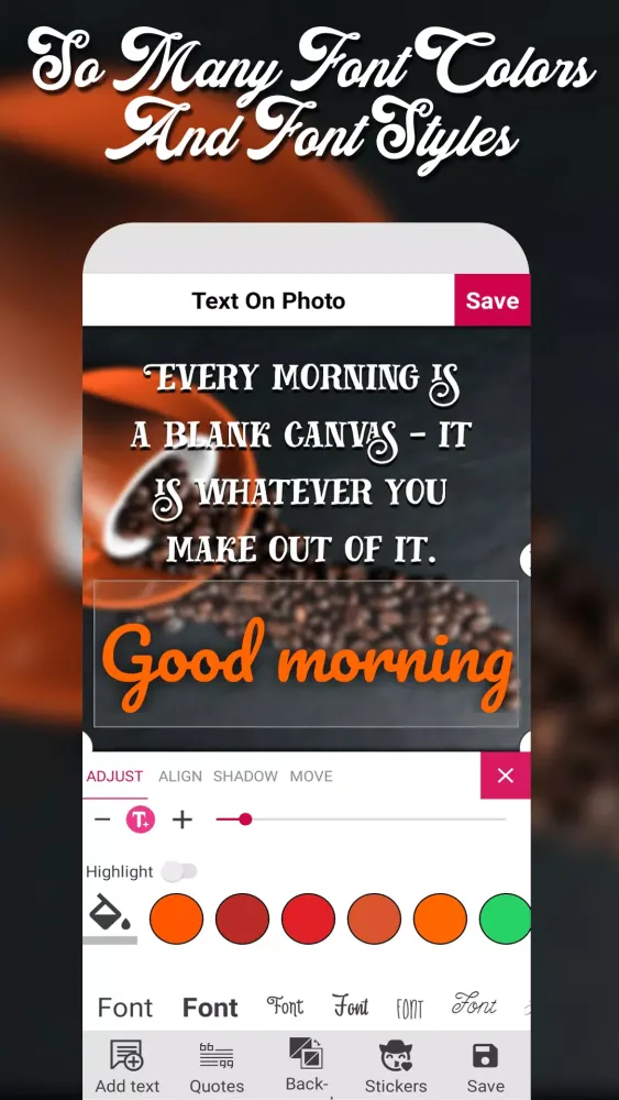 Скриншоты Quotes Maker : Write On Photo