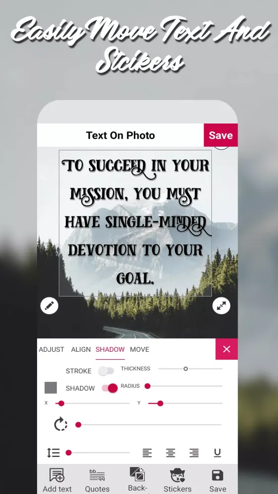 Скриншоты Quotes Maker : Write On Photo