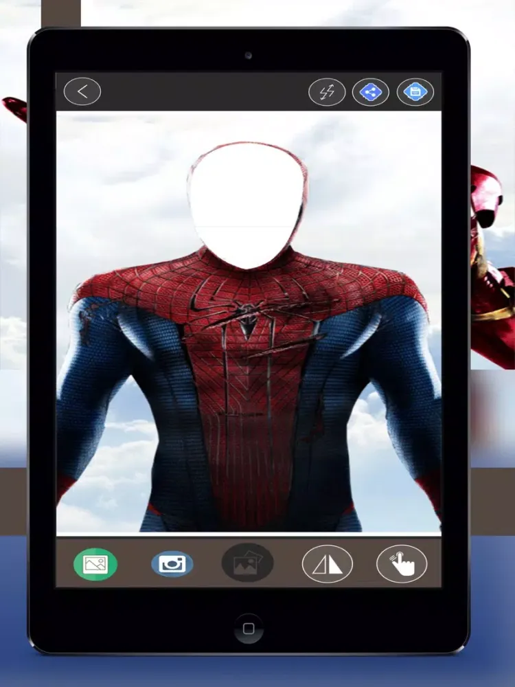 Superhero Man Photo Suit,Face Changer iPad  Ekran Görüntüleri