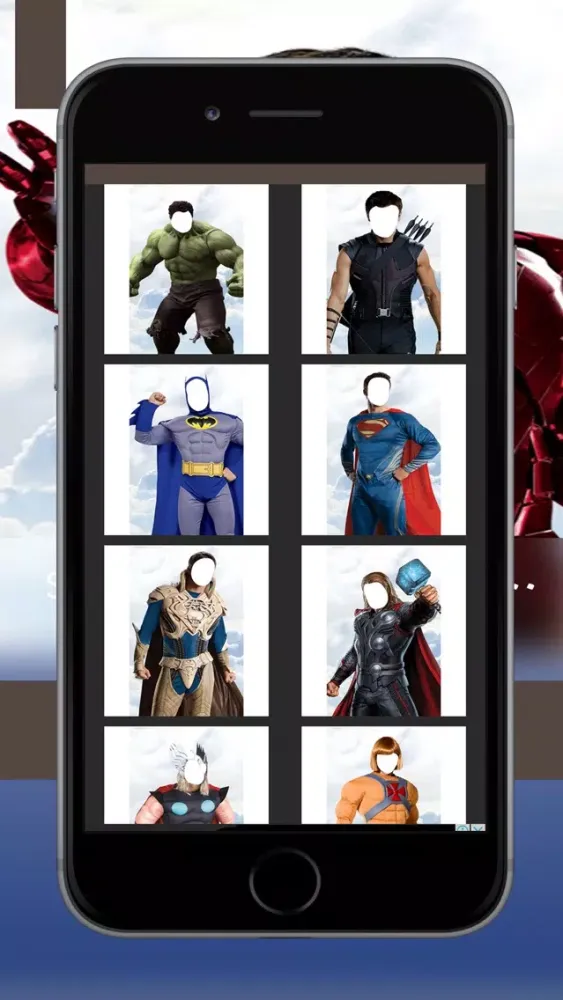 Superhero Man Photo Suit,Face Changer Ekran Görüntüleri