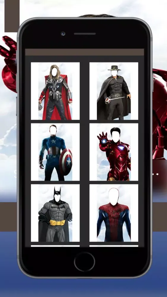 Superhero Man Photo Suit,Face Changer Ekran Görüntüleri