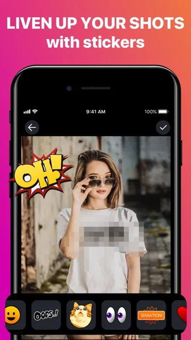 Capturas de tela do Censor Image Editor: Pixel Lab
