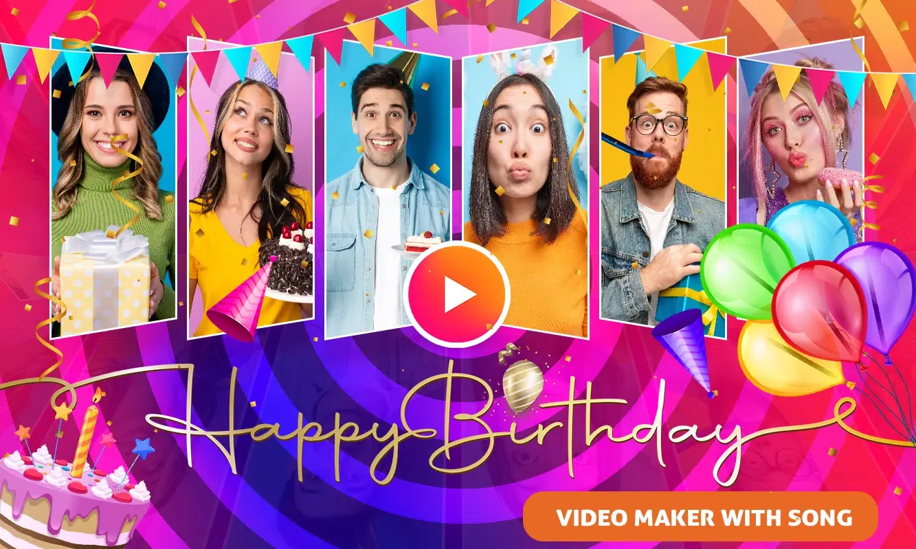 Birthday Video Maker 2025 Screenshots