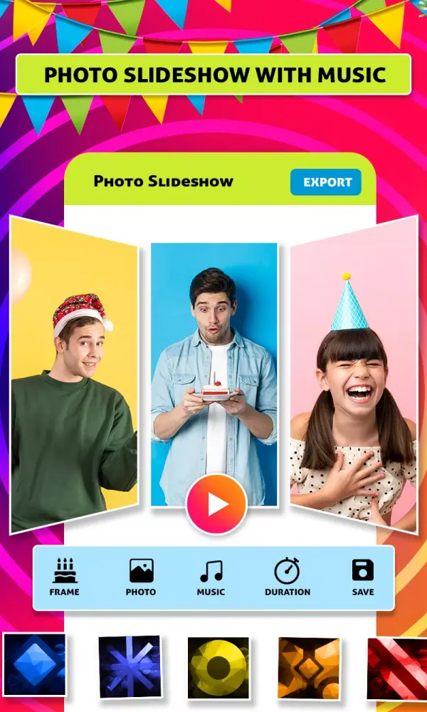 Birthday Video Maker 2025 Screenshots