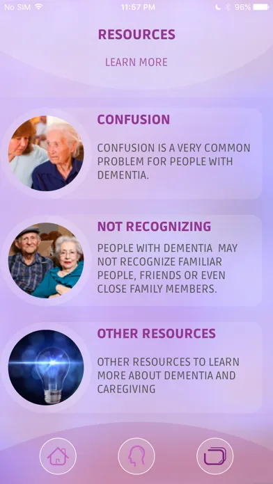 Dementia Caring Response Ekran Görüntüleri