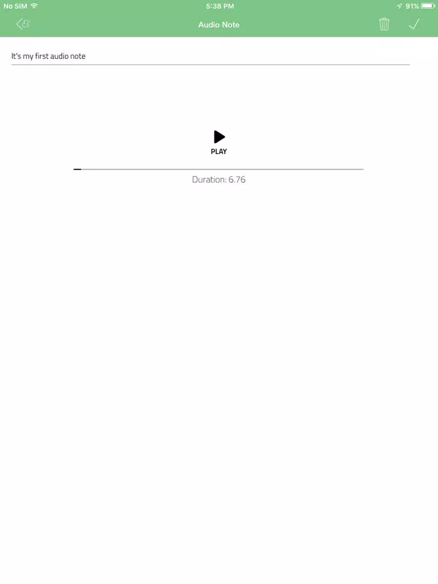 Notable iPad 应用截图
