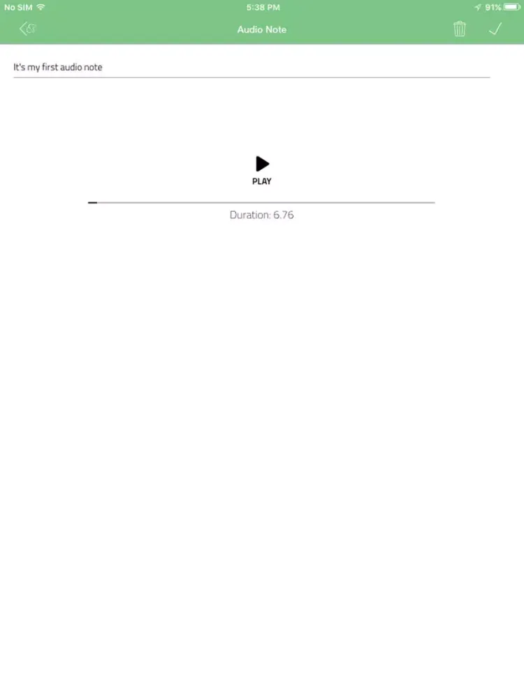 Notable iPad 应用截图