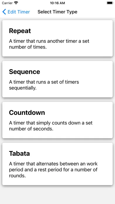 Скриншоты ProTimer - Interval Timer