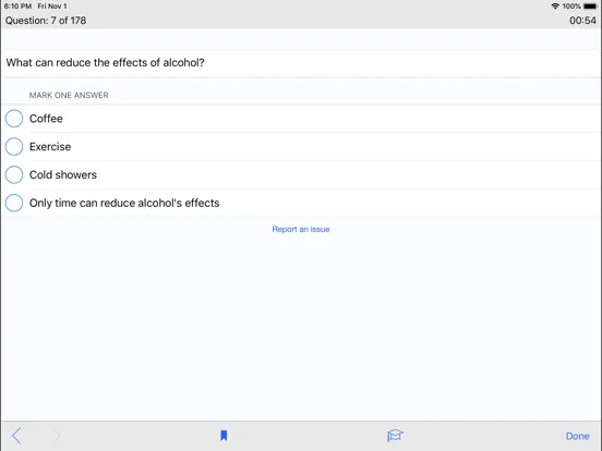 Capturas de tela do Arizona DMV Test Prep iPad 