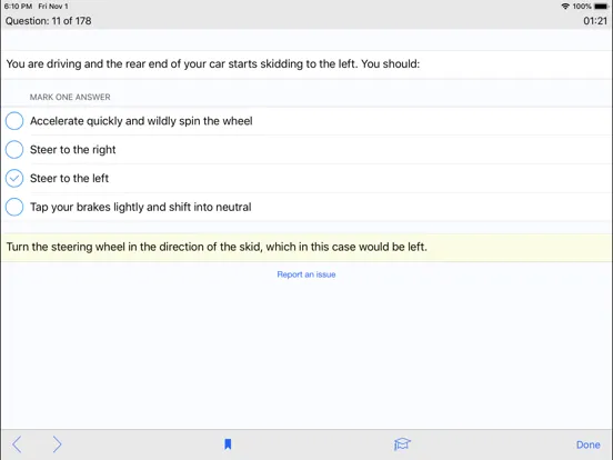 Capturas de tela do Arizona DMV Test Prep iPad 