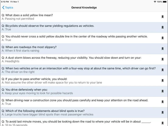Capturas de tela do Arizona DMV Test Prep iPad 