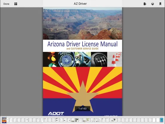Capturas de tela do Arizona DMV Test Prep iPad 