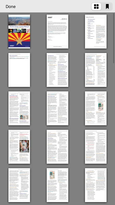 Capturas de tela do Arizona DMV Test Prep
