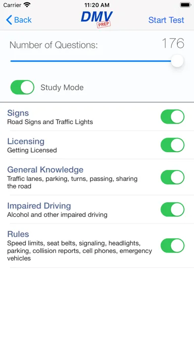 New York DMV Test Prep Screenshots