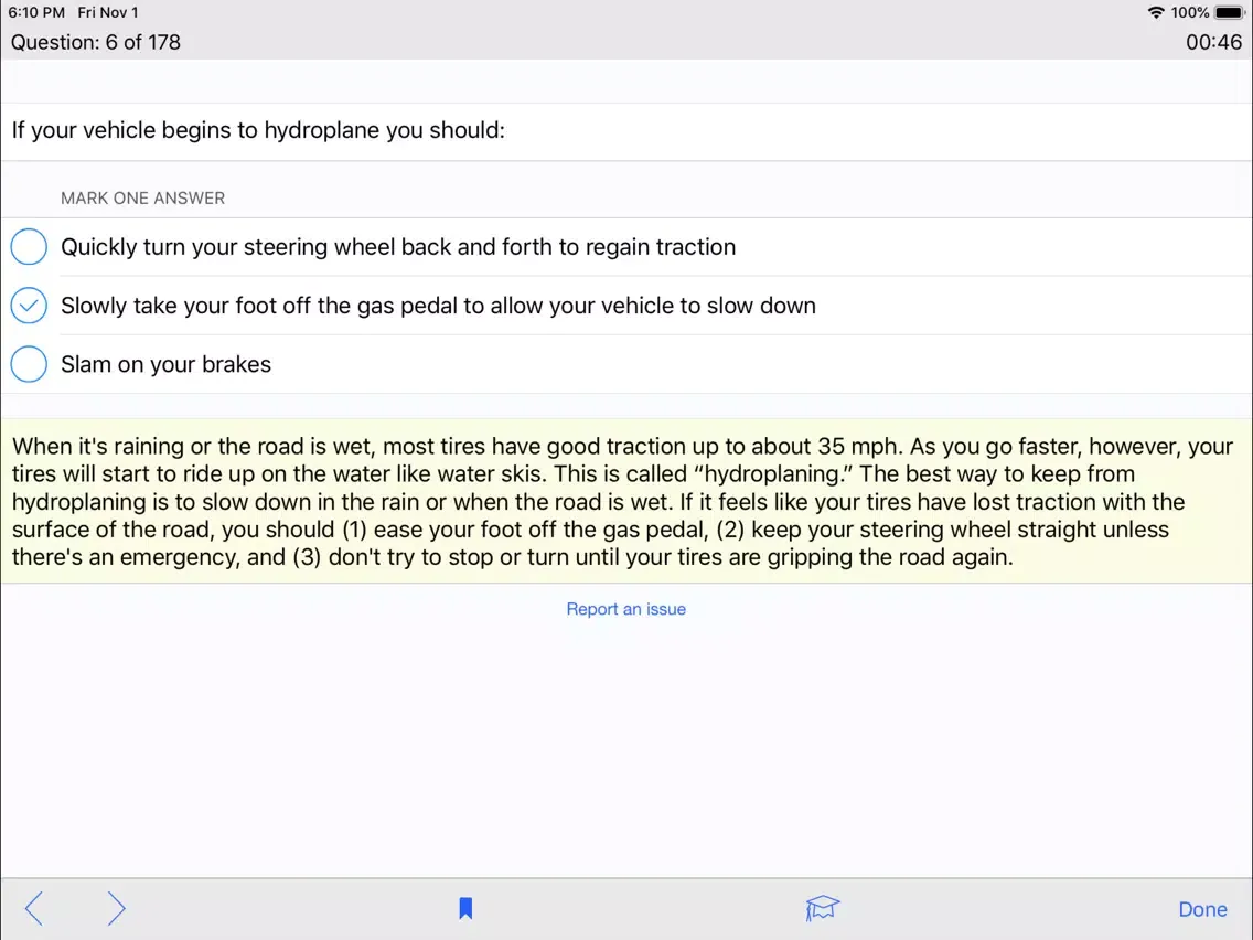 Zrzuty ekranu Hawaii DMV Test Prep iPad 