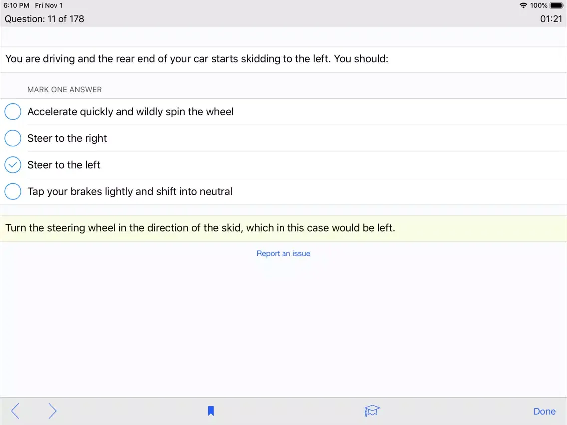 Zrzuty ekranu Hawaii DMV Test Prep iPad 