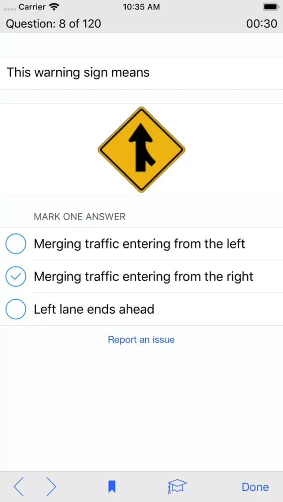 Zrzuty ekranu Hawaii DMV Test Prep