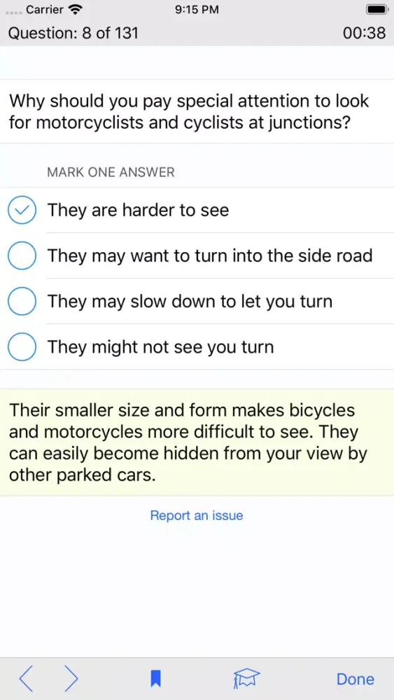 Zrzuty ekranu Hawaii DMV Test Prep