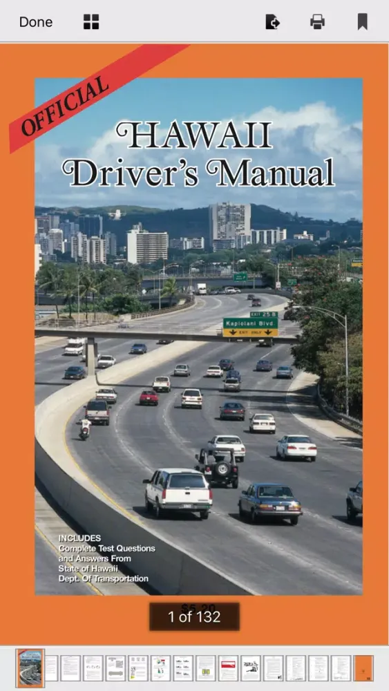 Zrzuty ekranu Hawaii DMV Test Prep