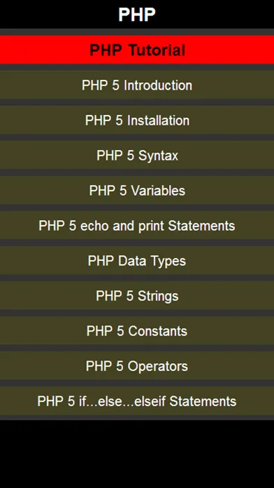 PHP programming tutorial Ekran Görüntüleri