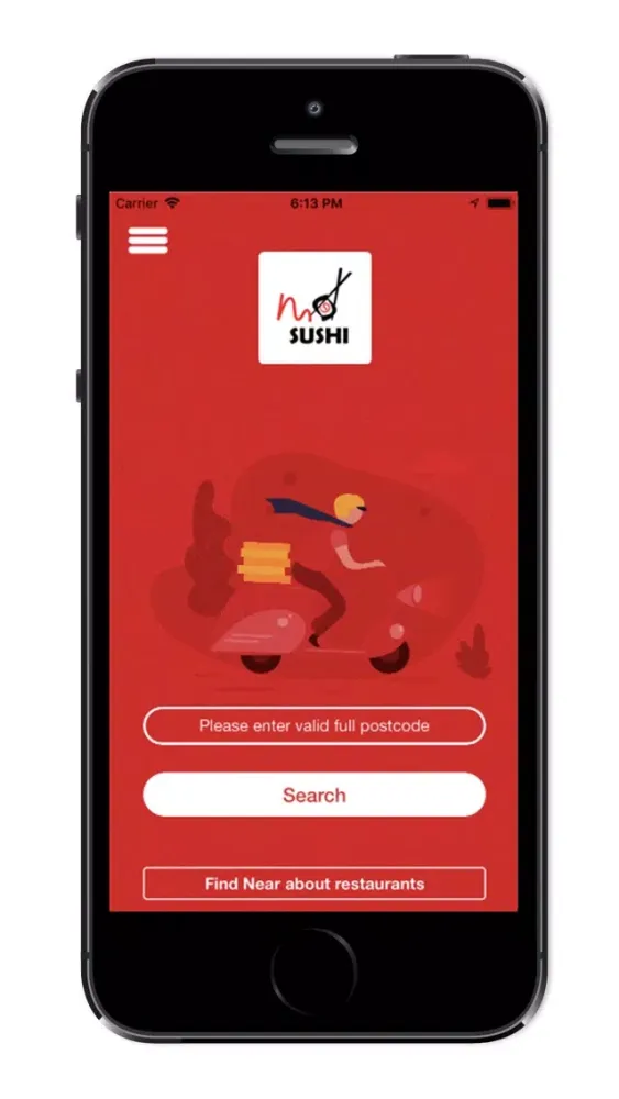 Скриншоты Sushi online food order