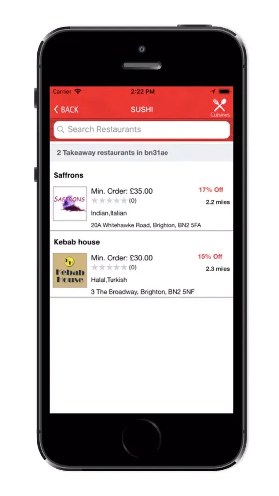 Скриншоты Sushi online food order