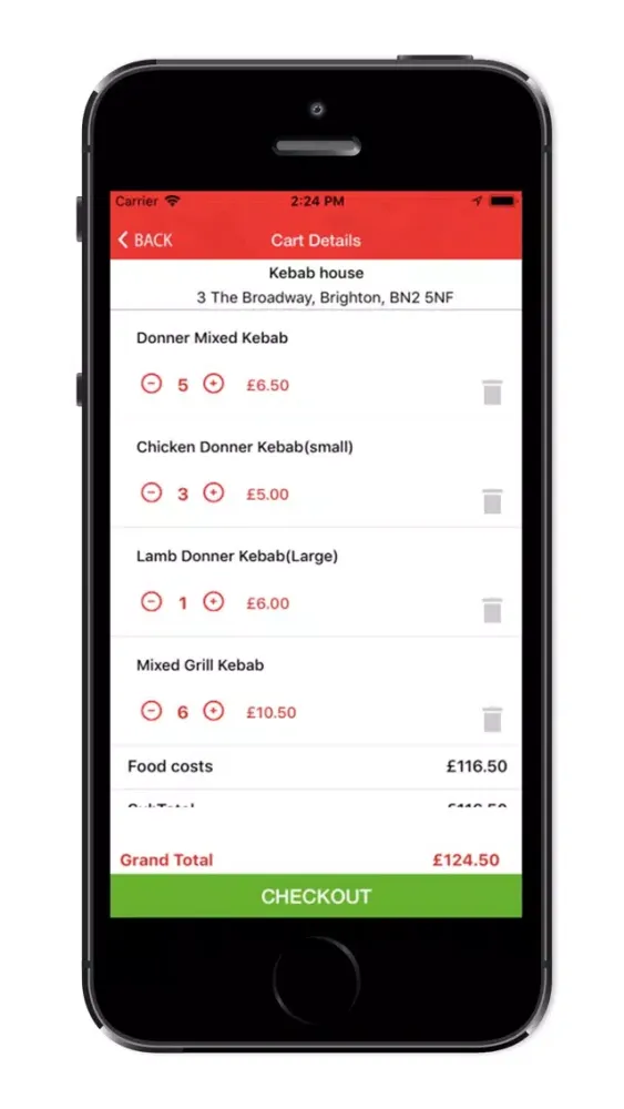 Скриншоты Sushi online food order