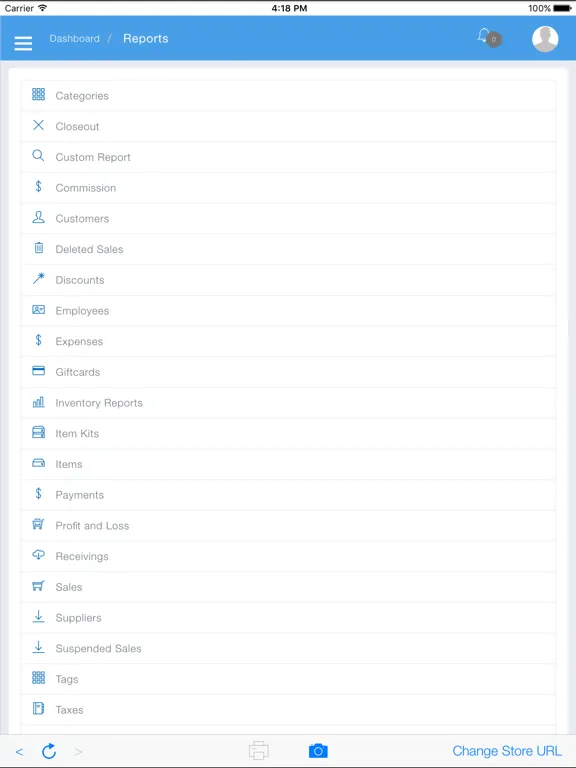 PHP Point Of Sale iPad স্ক্রিনশট