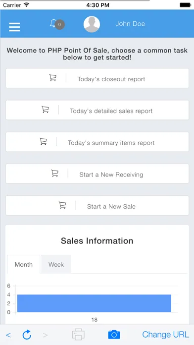 PHP Point Of Sale স্ক্রিনশট