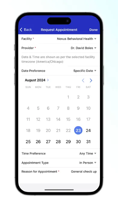 Capturas de pantalla de Novus PHR