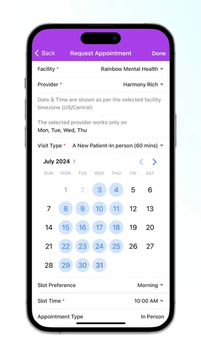RMH Patient Portal应用截图