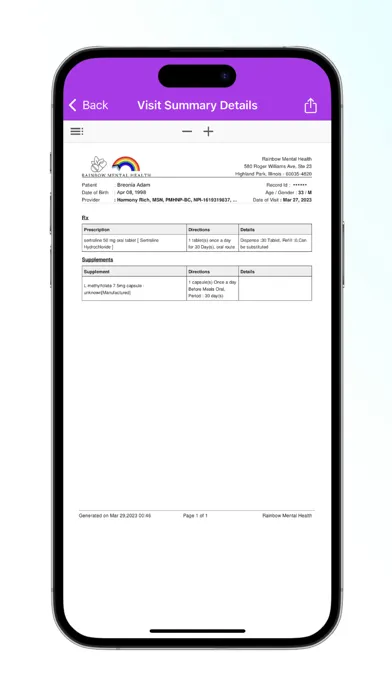 RMH Patient Portal应用截图