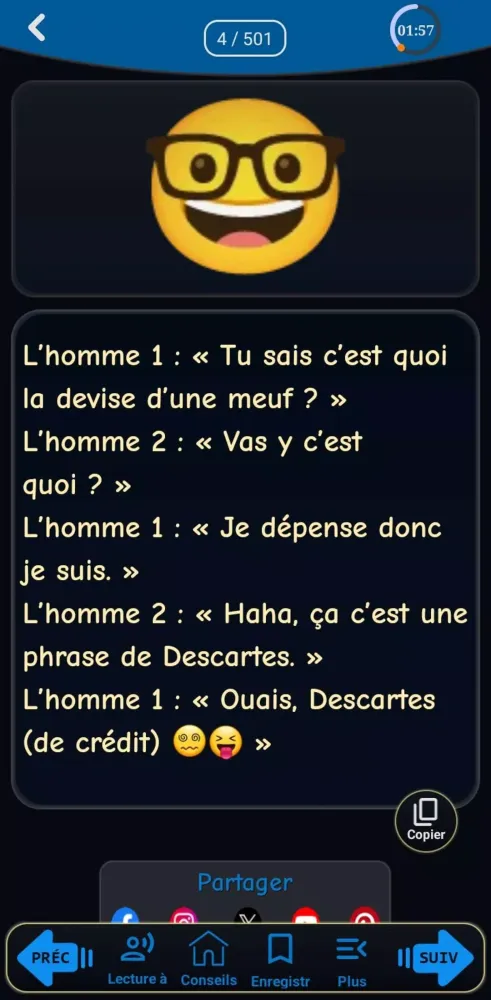 Captures d'écran de Draguer une fille avec humour